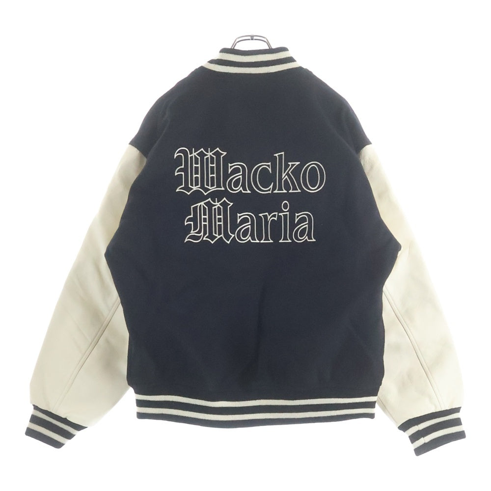 ワコマリア スタジャン WACKO MARIA ワコマリア 24SS LEATHER VARSITY