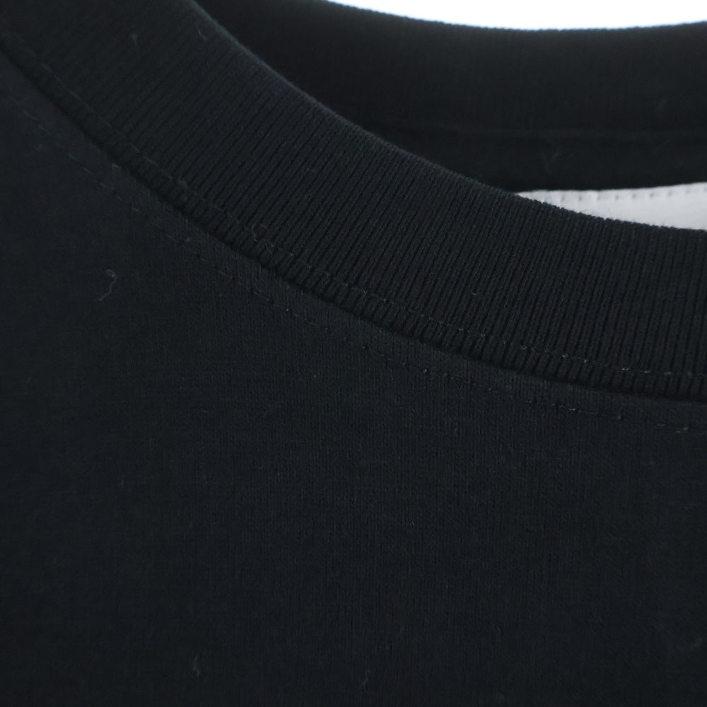 WIND AND SEA(ウィンダンシー) ×SNKR DUNK L/S TEE スニーカーダンク ロゴプリント クルーネック 長袖Tシャツ カットソー ブラック WDS-SNKR-2-06