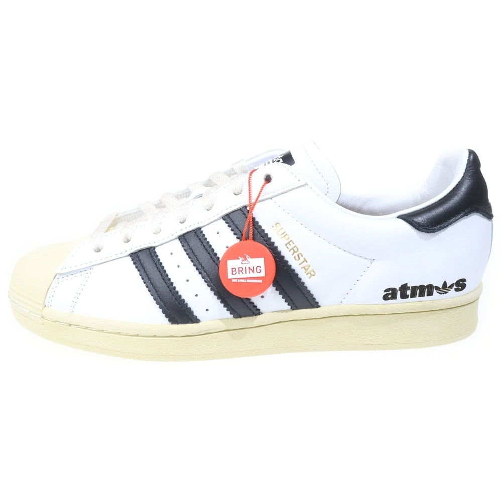 adidas(アディダス) ×atmos Superstar Laser アトモス レーザー スーパースター ローカットスニーカー ブラック/ホワイト US9.5/27.5cm FV2831