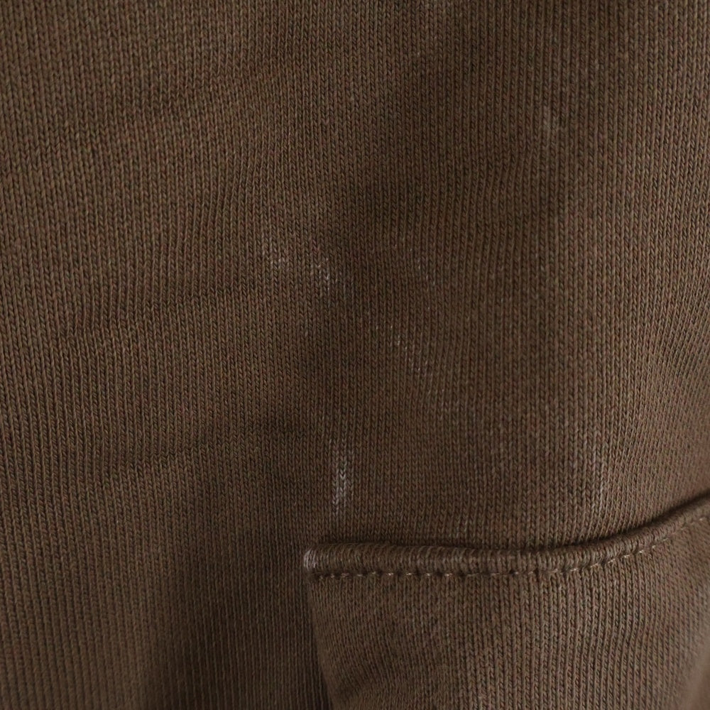 WIND AND SEA(ウィンダンシー) STRAIGHT HOODED SWEATSHIRT ロゴプリント スウェット プルオーバーパーカー ブラウン WDS-O-SIG-25-Q2-CS-01