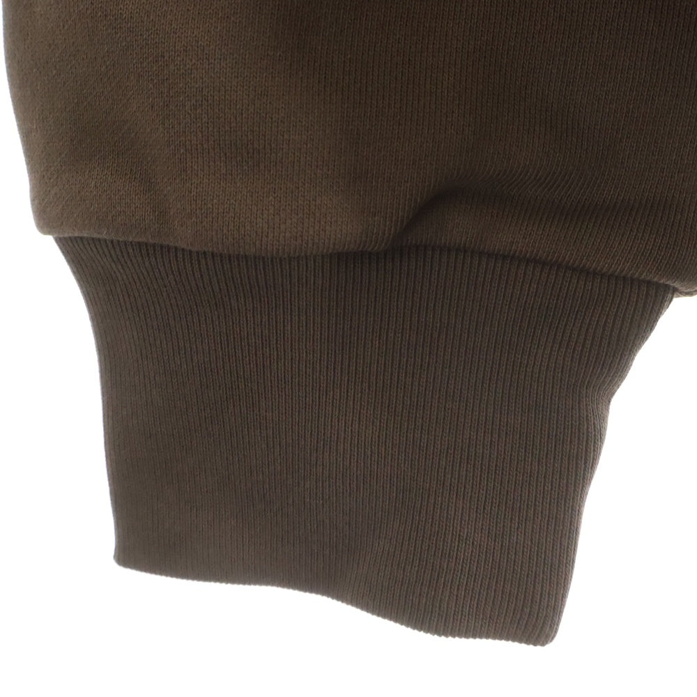 WIND AND SEA(ウィンダンシー) STRAIGHT HOODED SWEATSHIRT ロゴプリント スウェット プルオーバーパーカー ブラウン WDS-O-SIG-25-Q2-CS-01