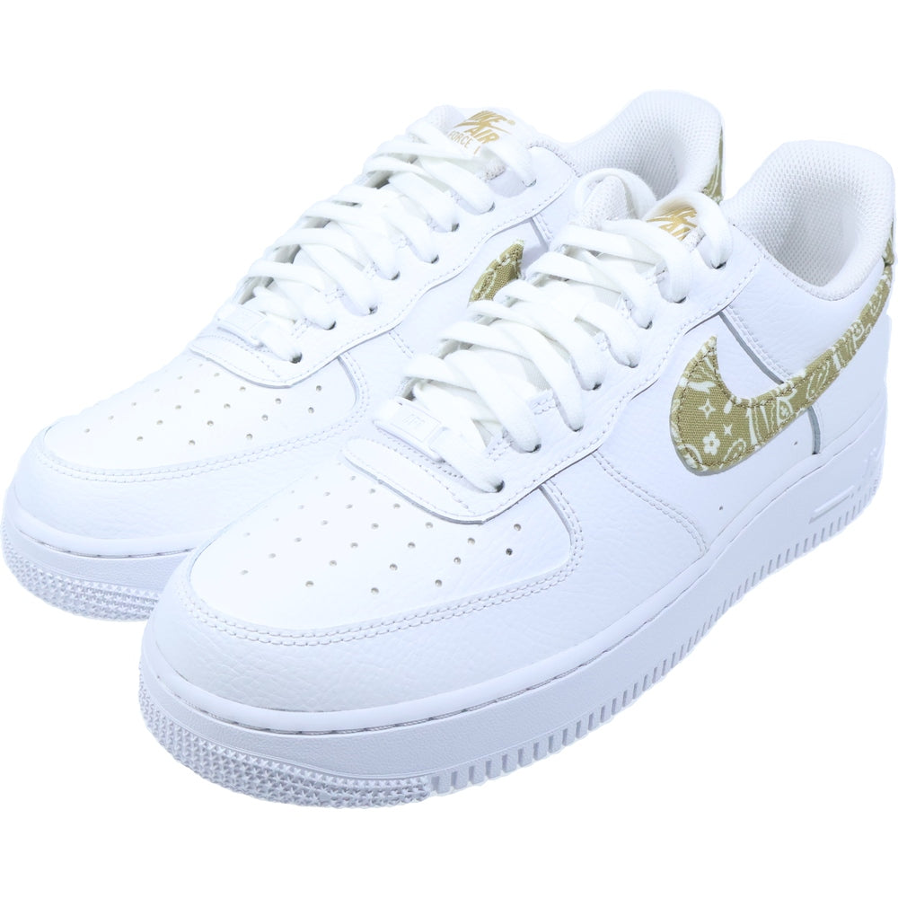 NIKE(ナイキ) WMNS AIR FORCE 1 LOW 07 ESSENTIAL ウィメンズ エアフォース1 エッセンシャル ペイズリー ローカットスニーカー ホワイト US11/28cm DJ9942-101 レディース