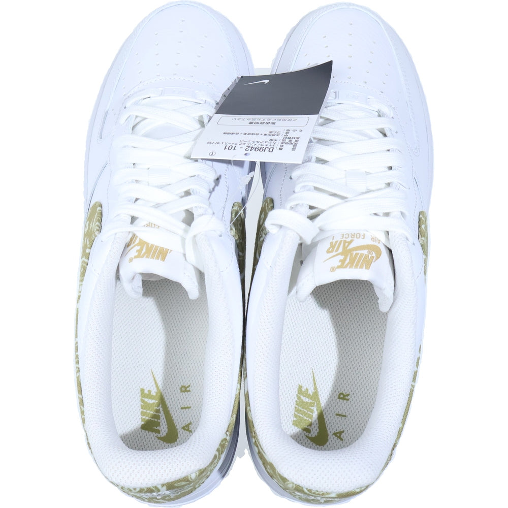 NIKE(ナイキ) WMNS AIR FORCE 1 LOW 07 ESSENTIAL ウィメンズ エアフォース1 エッセンシャル ペイズリー ローカットスニーカー ホワイト US11/28cm DJ9942-101 レディース