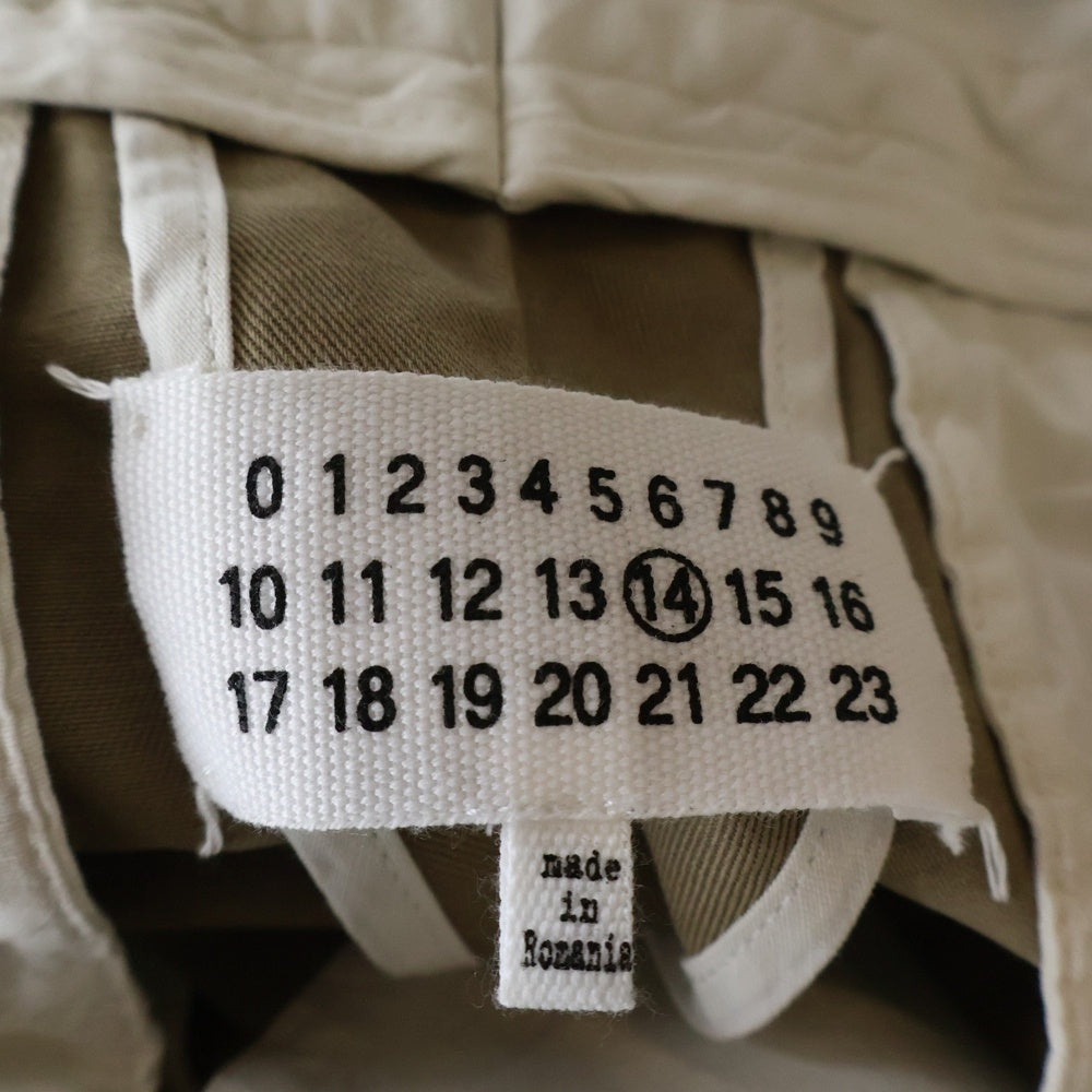 Maison Martin Margiela(メゾンマルタンマルジェラ) 20SS ウォッシュド スリム チノ トラウザーズ ロングパンツ ベージュ S50KA0536