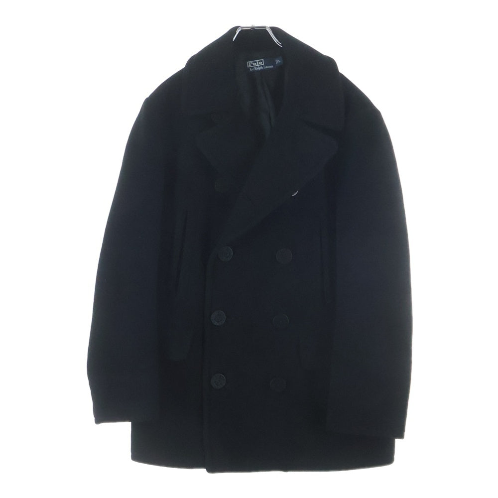 POLO RALPH LAUREN(ポロラルフローレン) 裏地キュプラ ウールPコート ネイビー JR-RL-KS0452