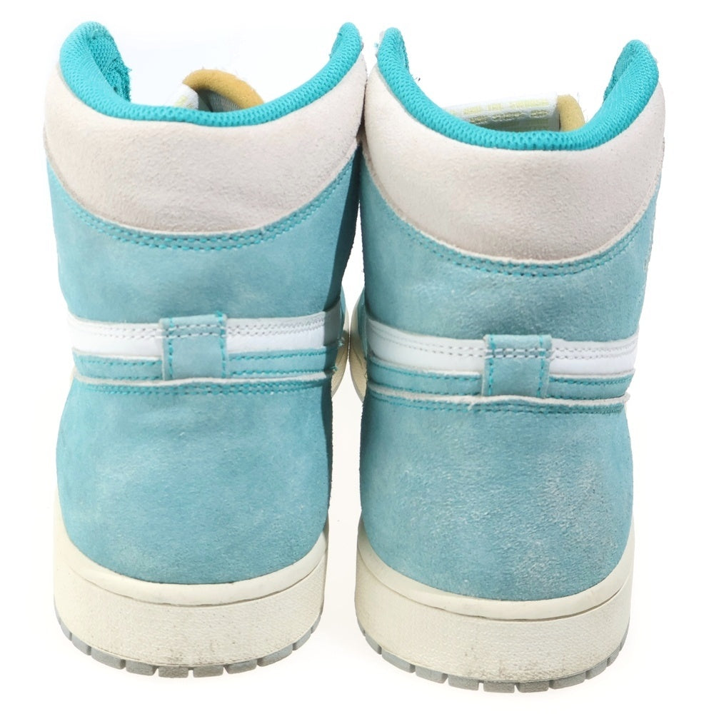 NIKE(ナイキ) AIR JORDAN1 RETRO HIGH OG エアジョーダン1 ターボグリーン ハイカットスニーカー ホワイト/グリーン US13/31cm 555088-311