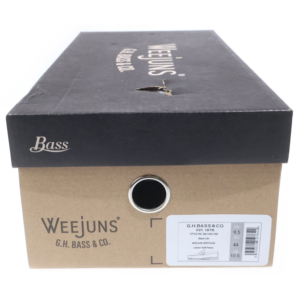 G.H.Bass WEEJUNS(ジーエイチバスウィージャンズ) LARSON PENNY ラーソン ペニーローファー レザー 革靴 ブラック BA11081