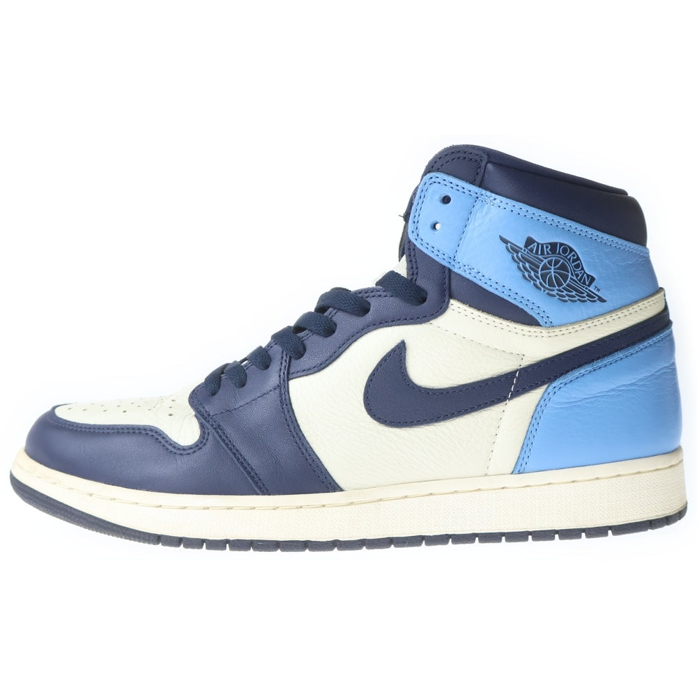 NIKE(ナイキ) AIR JORDAN1 RETRO HIGH OG OBSIDIAN UNIVERSITY BLUE エアジョーダン1 レトロ ハイカットスニーカー オブシディアン ブルー US13/31cm 555088-140
