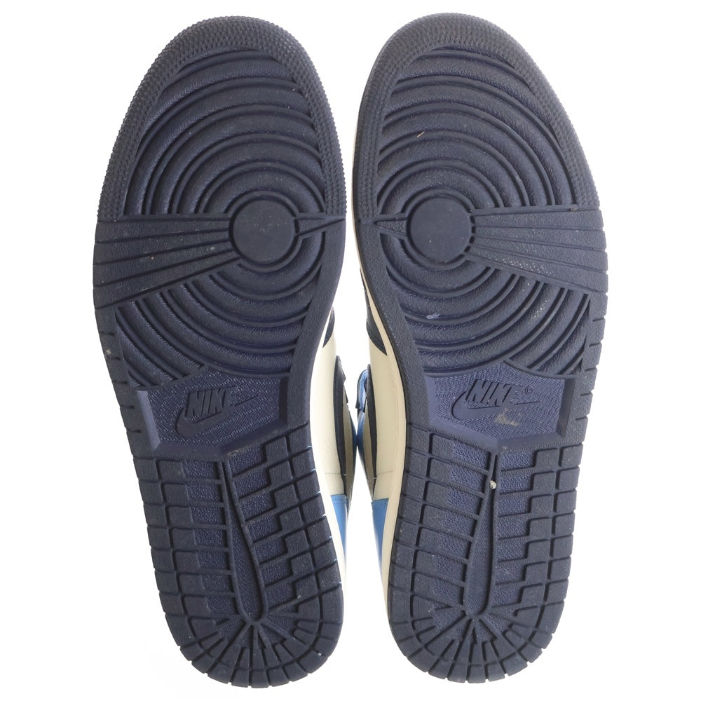 NIKE(ナイキ) AIR JORDAN1 RETRO HIGH OG OBSIDIAN UNIVERSITY BLUE エアジョーダン1 レトロ ハイカットスニーカー オブシディアン ブルー US13/31cm 555088-140
