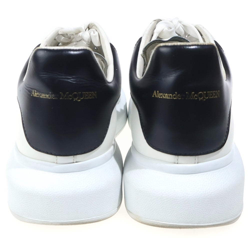 Alexander McQueen(アレキサンダーマックイーン) OVERSIZED SNEAKER オーバーサイズド プラットフォーム レザー ローカットスニーカー ブラック 553680