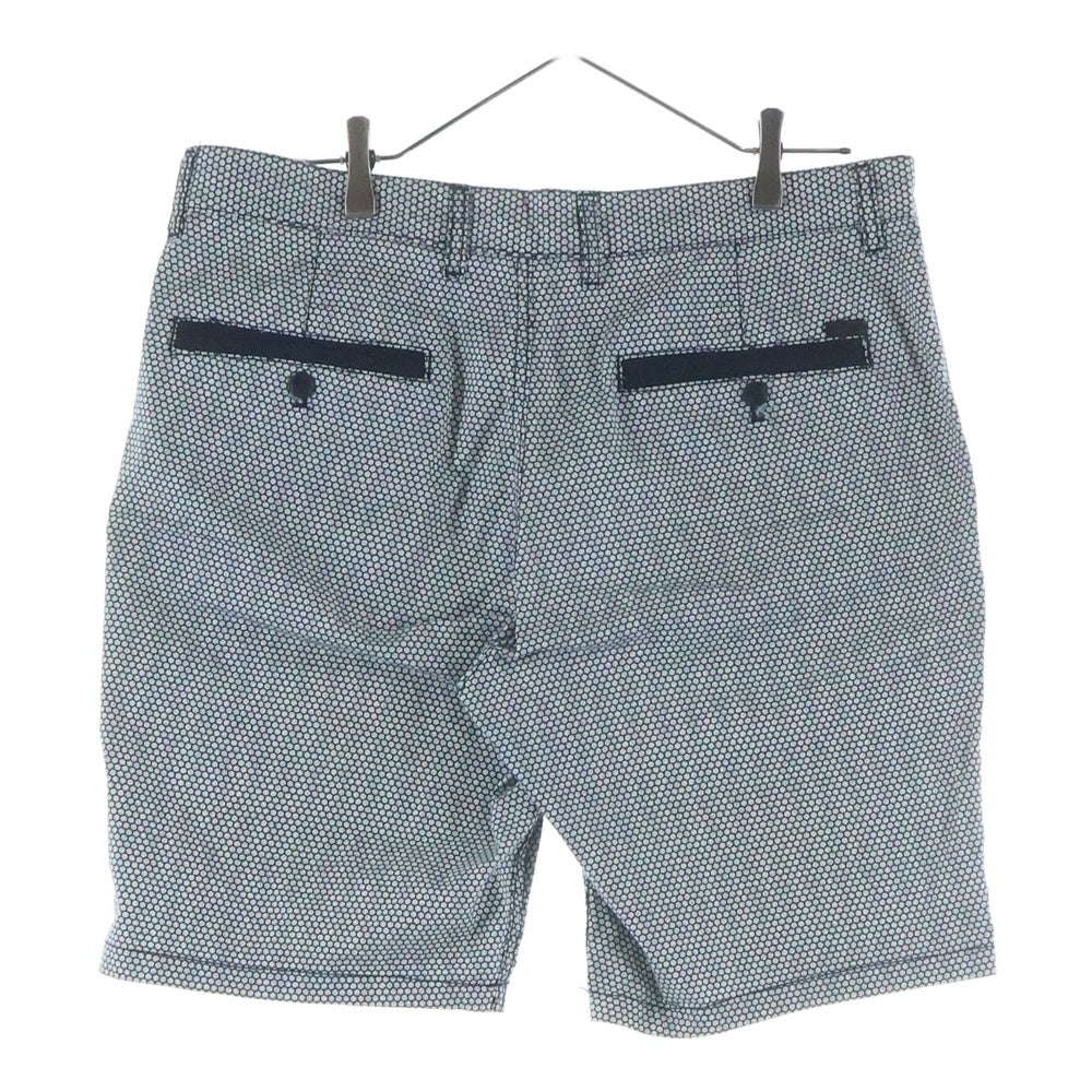 Armani Exchange(アルマーニ エクスチェンジ) 16SS 総柄 ジップフライ ショート ハーフパンツ ショーツ グレー