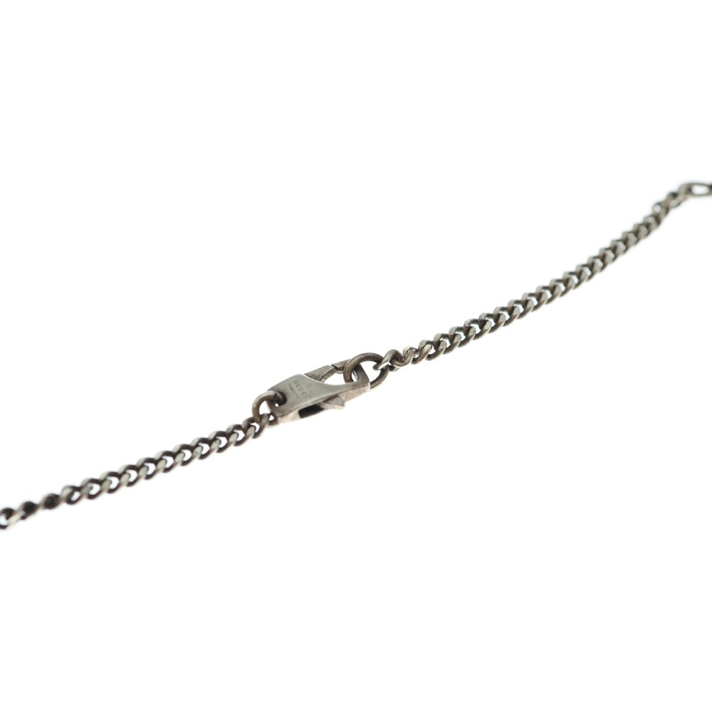 GUCCI(グッチ) インターロッキングG ロゴ モチーフ ネックレス シルバー レディース