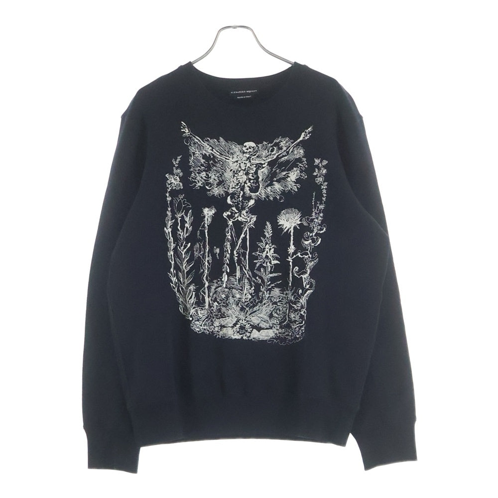 美品 Alexander McQueen スカル フラワー プリント スウェット Alexander McQueen(アレキサンダーマックイーン) 23SS スカル