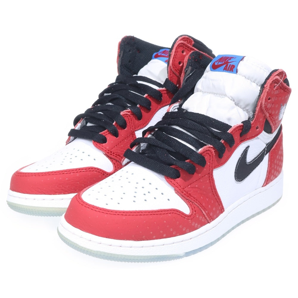 NIKE(ナイキ) AIR JORDAN 1 RETRO HIGH OG GS ORIGIN STORY エアジョーダン 1 レトロ オリジン ストーリー ハイカットスニーカー US7Y/25cm 575441-602 レディース
