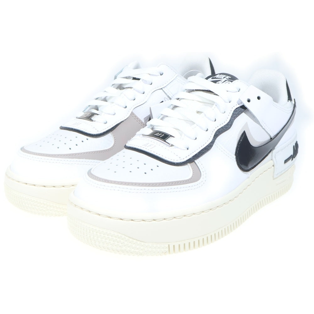 NIKE(ナイキ) WMNS AIR FORCE 1 SHADOW ウィメンズ エアフォース 1 シャドウ ローカットスニーカー ホワイト US7.5/24.5cm DZ1847-110 レディース