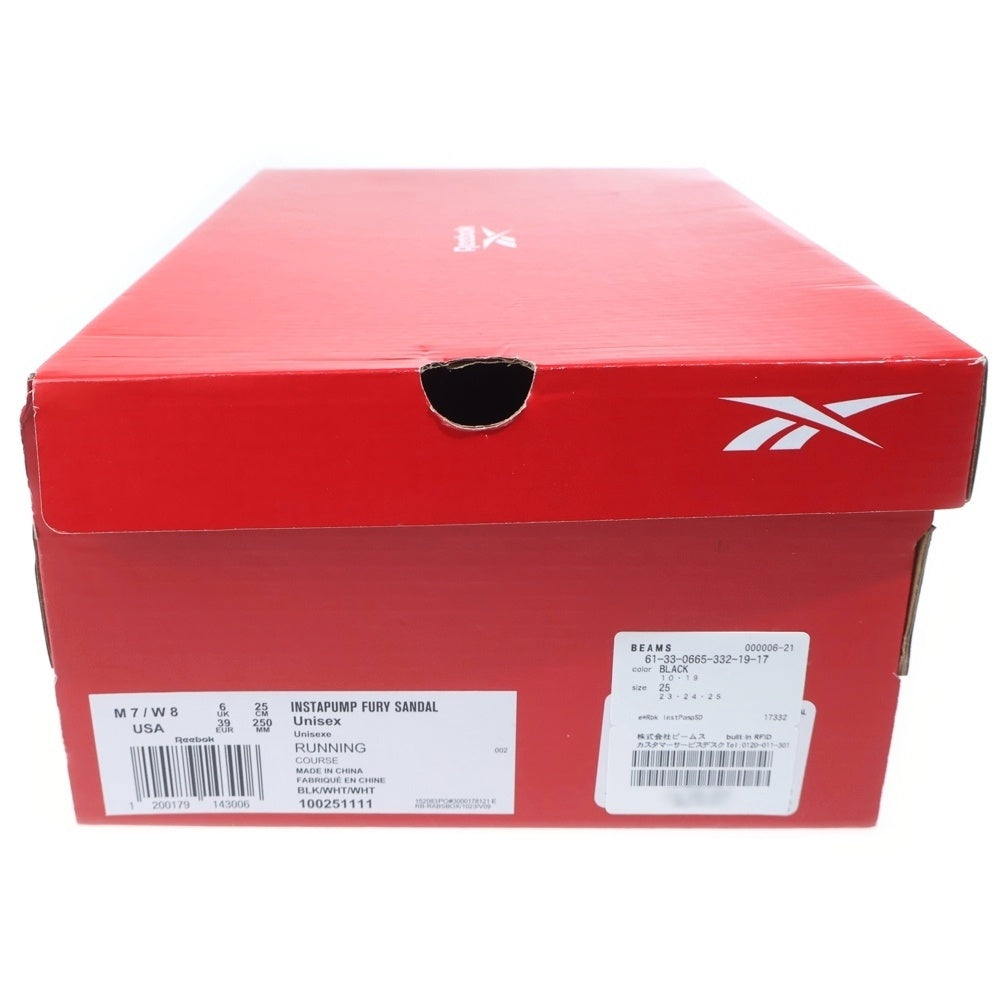 Reebok(リーボック) INSTAPUMP FURY SANDAL インスタポンプフューリー サンダル ブラック US7/25cm 100251111 レディース
