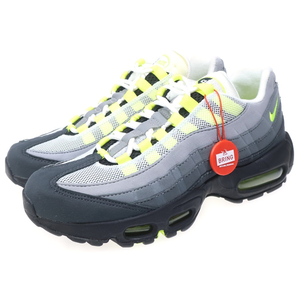 NIKE(ナイキ) AIR MAX 95 OG エアマックス イエローグラデ ローカットスニーカー グレー/イエロー US6.5/24.5cm CT1689-001 レディース