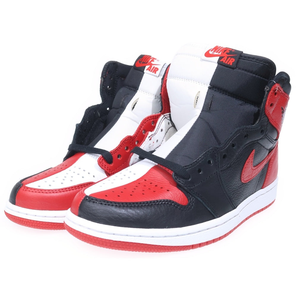 NIKE(ナイキ) AIR JORDAN 1 RETRO HIGH OG NRG HOMAGE TO HOME エアジョーダン 1 レトロ オマージュ トゥー ホーム ハイカットスニーカー US7/25cm 861428-061 レディース