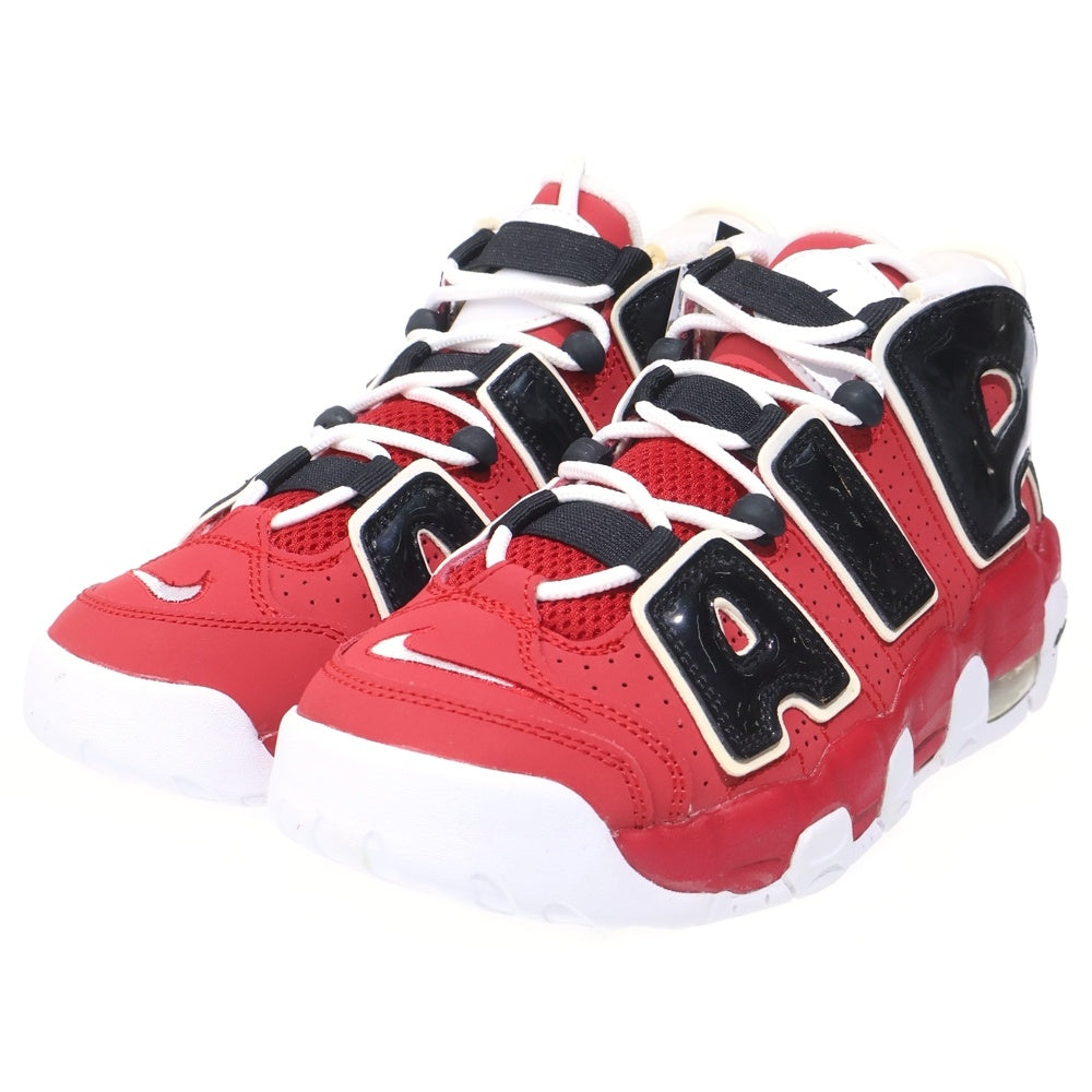 NIKE(ナイキ) AIR MORE UPTEMPO GS エア モア アップテンポ ハイカットスニーカー レッド US6.5Y/24.5cm 415082-600 レディース