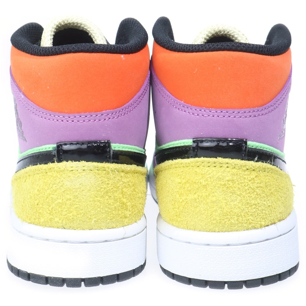 NIKE(ナイキ) WMNS AIR JORDAN 1 MID SE Lightbulb ウィメンズ エアジョーダン ライトバルブ ミッドカットスニーカー マルチ US7.5/24.5cm CW1140-100 レディース