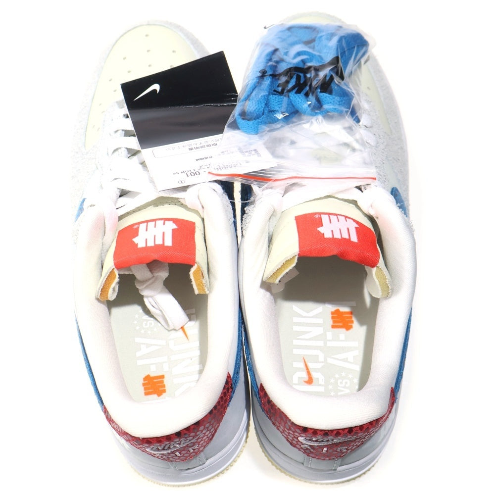 NIKE(ナイキ) ×UNDEFEATED AIR FORCE 1 LOW SP アンディフィーテッド エアフォース 1 ローカットスニーカー グレー US6.5/24.5cm DM8461-001 レディース