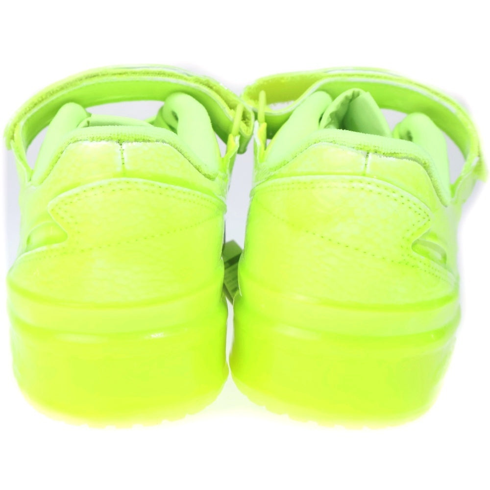 adidas(アディダス) ×JEREMY SCOTT FORUM DIPPED LOW DIP ジェレミースコット フォーラム ディップド ローカットスニーカー ネオンイエロー US6.5/24.5cm GZ8817 レディース