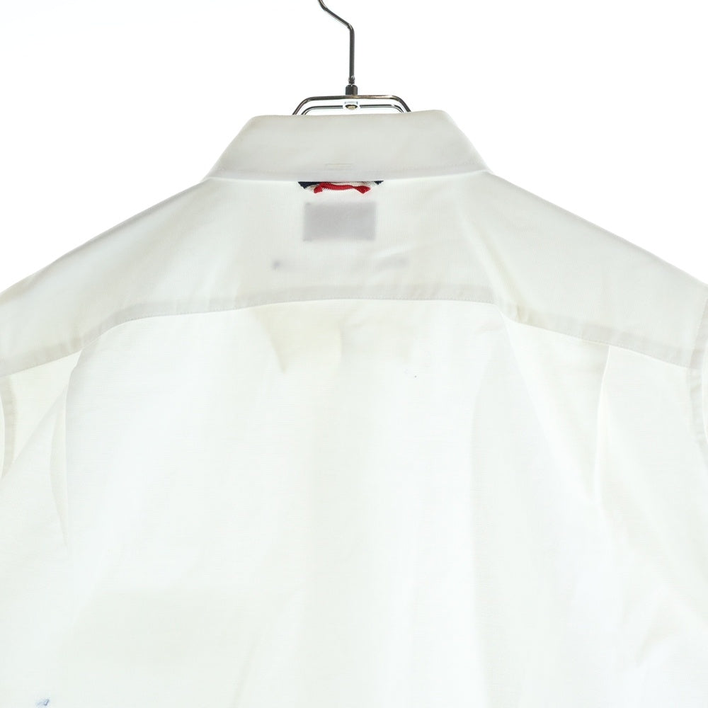 MONCLER GAMME BLEU(モンクレール・ガム・ブルー) 17SS CAMICIA ボタンダウン 半袖シャツ ホワイト C13915330700 20838