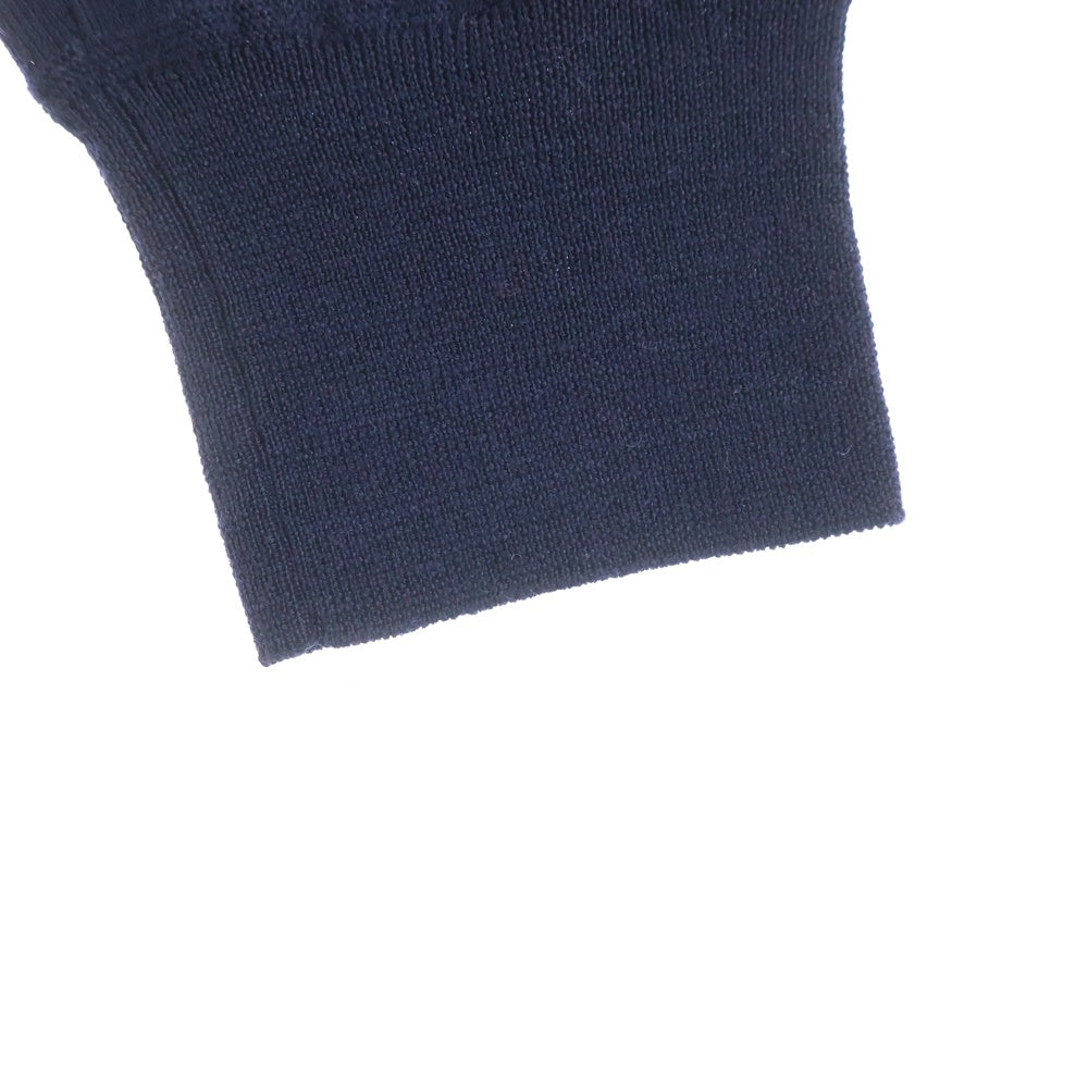 Berluti(ベルルッティ) カリグラフィ ラムウール ニット セーター ネイビー R15KRL115YAD