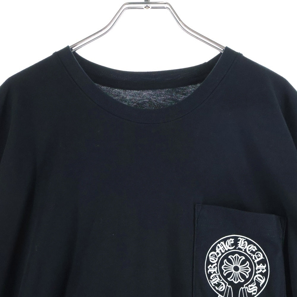 CHROME HEARTS(クロムハーツ) Horseshoe Tee ホースシューロゴ クルーネック 半袖Tシャツ カットソー ブラック