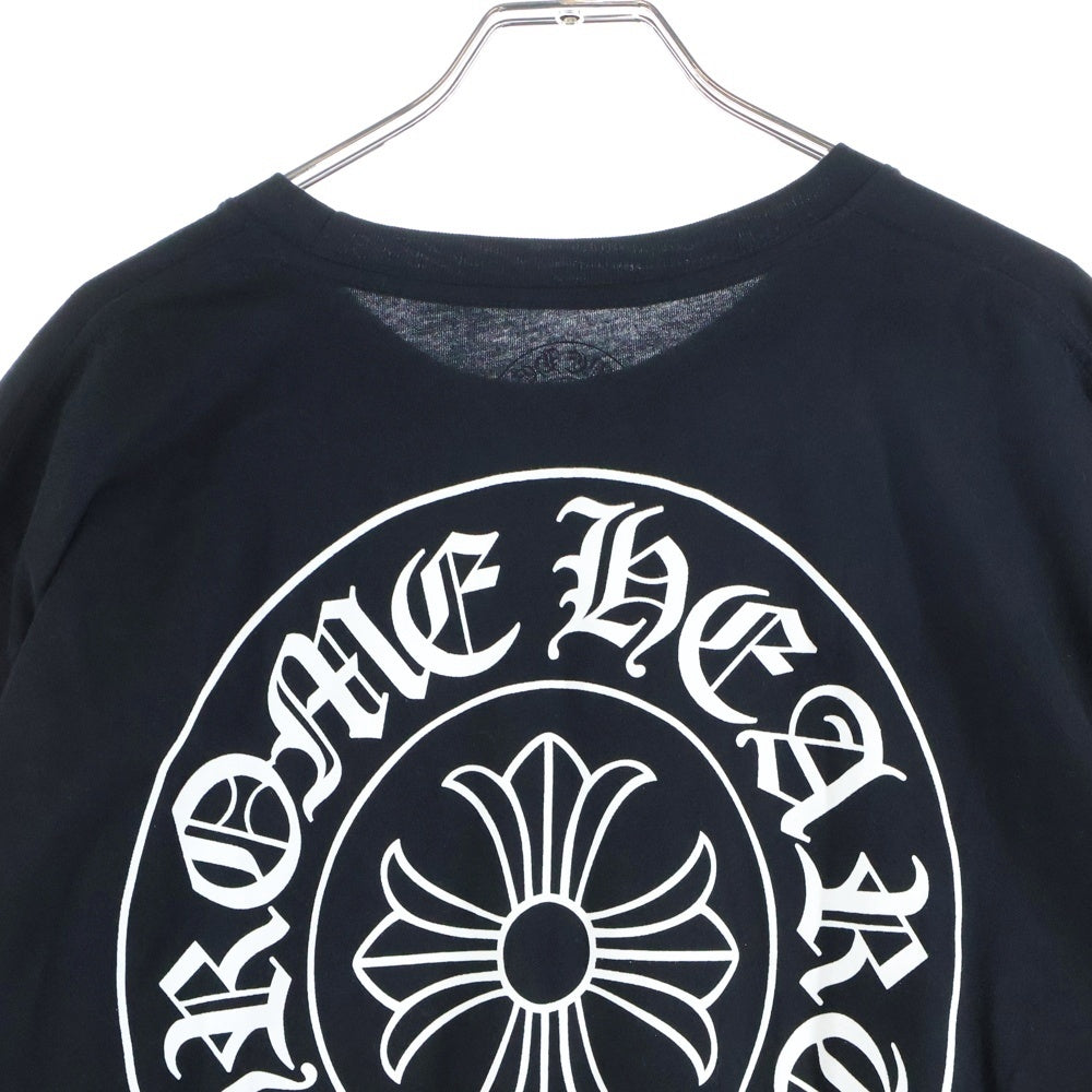 CHROME HEARTS(クロムハーツ) Horseshoe Tee ホースシューロゴ クルーネック 半袖Tシャツ カットソー ブラック