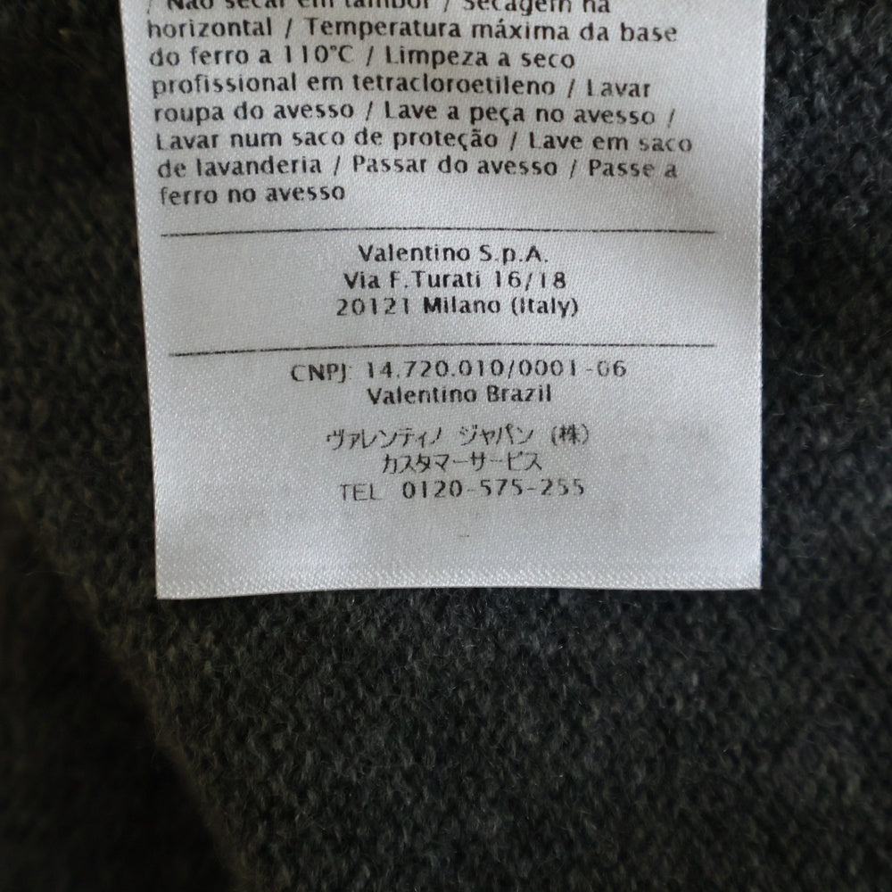 VALENTINO(ヴァレンティノ) ロックスタッズ カシミヤ ニット セーター グレー