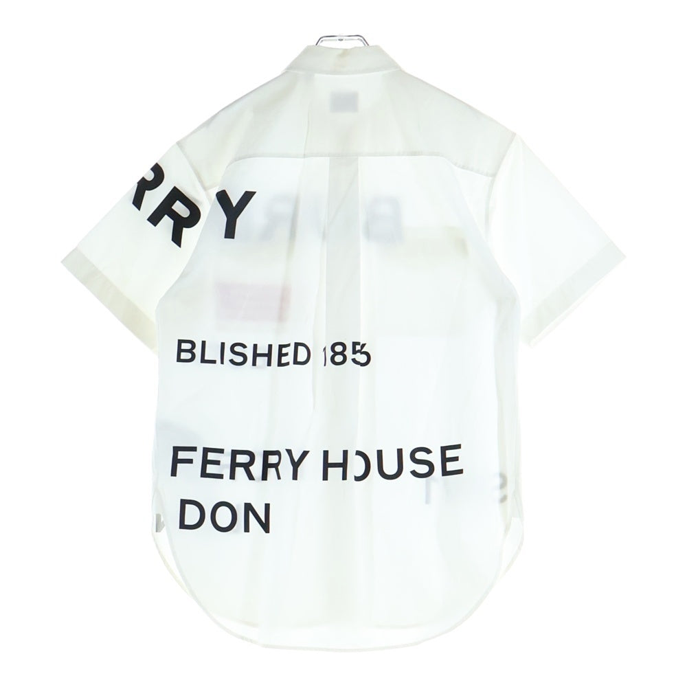 BURBERRY(バーバリー) ホースフェーリープリント 半袖シャツ ホワイト 8014220