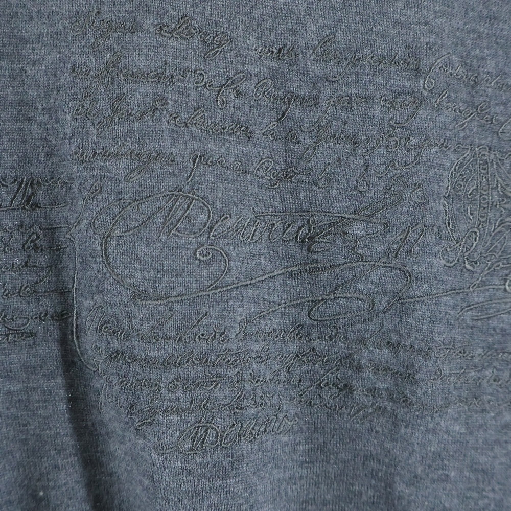 Berluti(ベルルッティ) カリグラフィ ラムウール ニット セーター グレー R15KRL115YAD