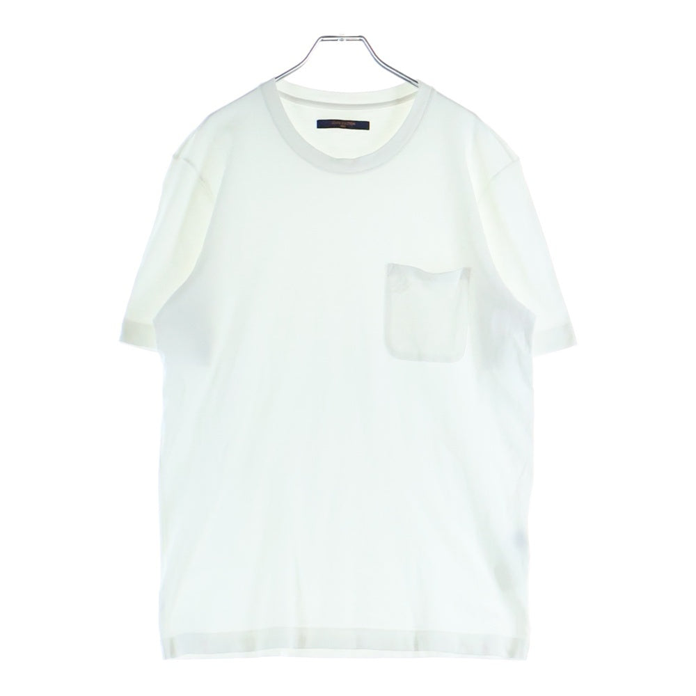 LOUIS VUITTON(ルイヴィトン) 20SS ダミエ ポケット付き 半袖Tシャツ カットソー ホワイト RM201Q CMS H6Y45W