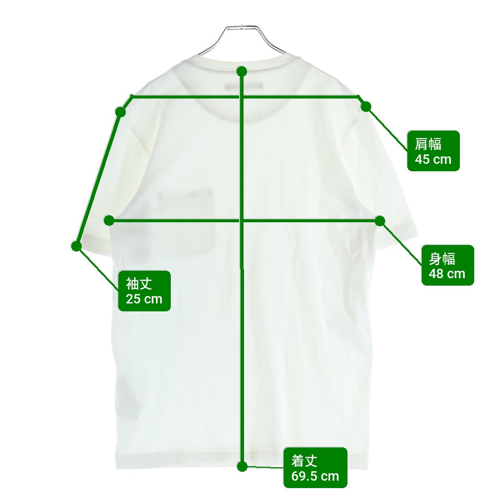 LOUIS VUITTON(ルイヴィトン) 20SS ダミエ ポケット付き 半袖Tシャツ カットソー ホワイト RM201Q CMS H6Y45W