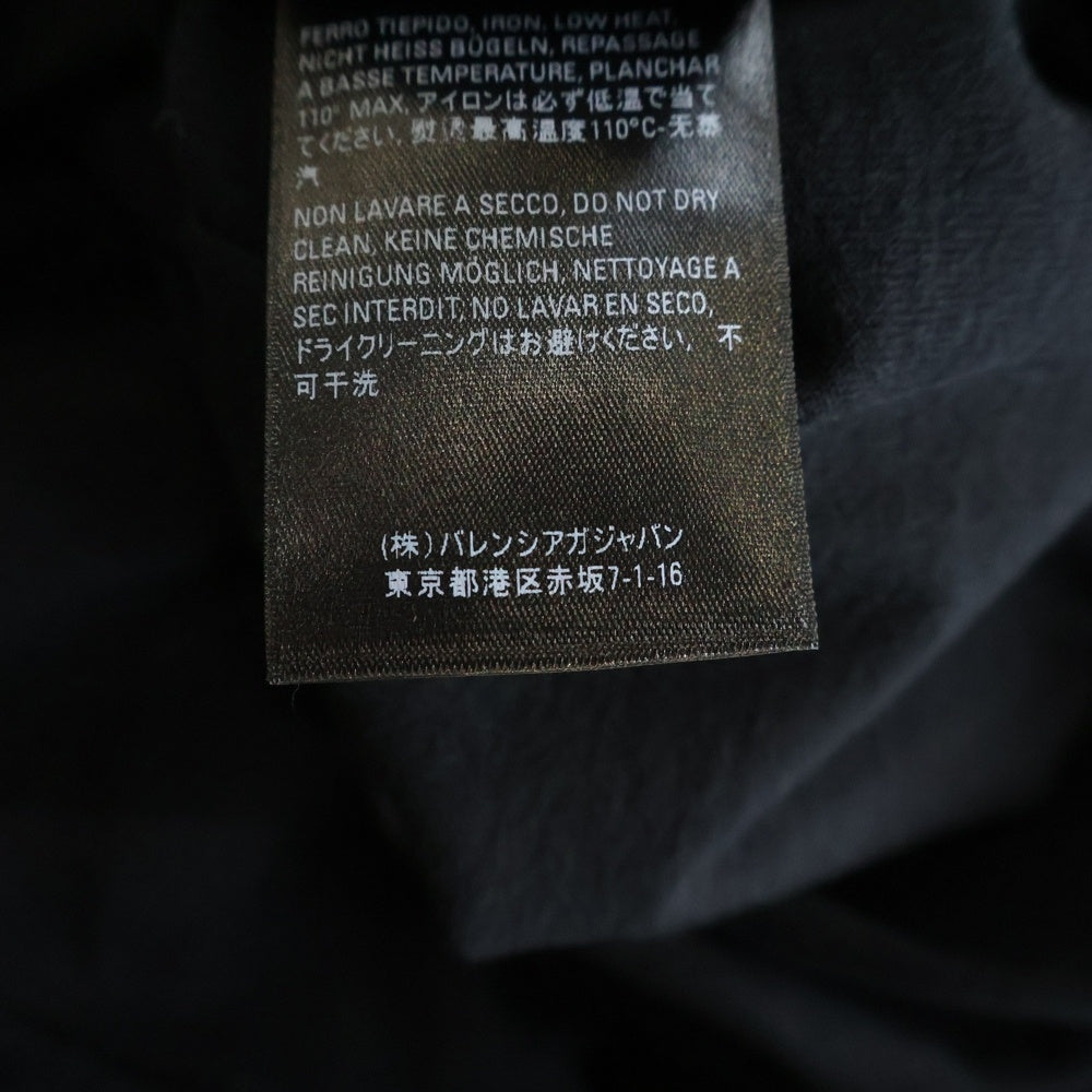 BALENCIAGA(バレンシアガ) 20AW キャンペーンロゴプリント クルーネック 半袖Tシャツ カットソー ブラック 620967 TIV52