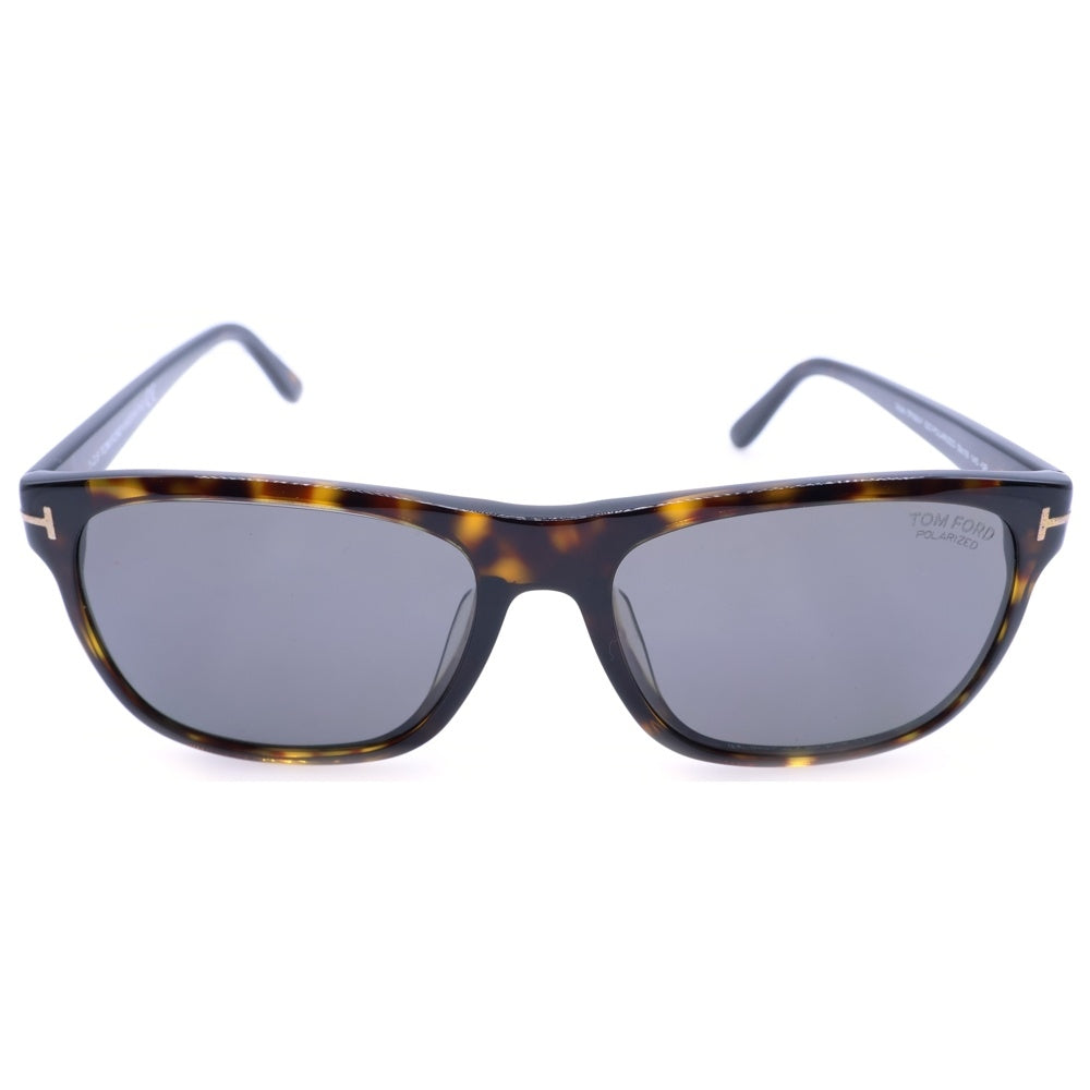 TOM FORD(トムフォード) GIULIO スクエアシェイプ カラーレンズ サングラス アイウェア メガネ 眼鏡 ブラウン TF698-F 52D