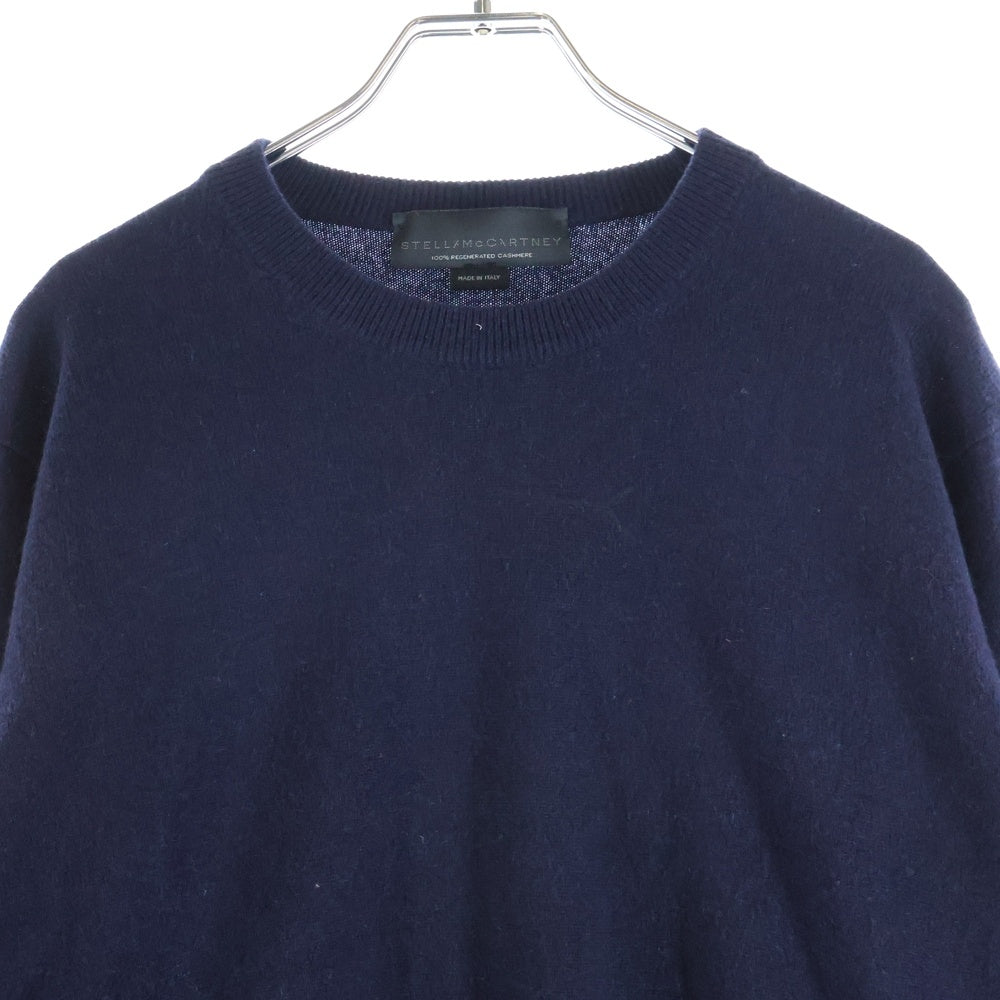 STELLA McCARTNEY(ステラマッカートニー) S刺繍 ウール ニット セーター ネイビー 552342S7157-1