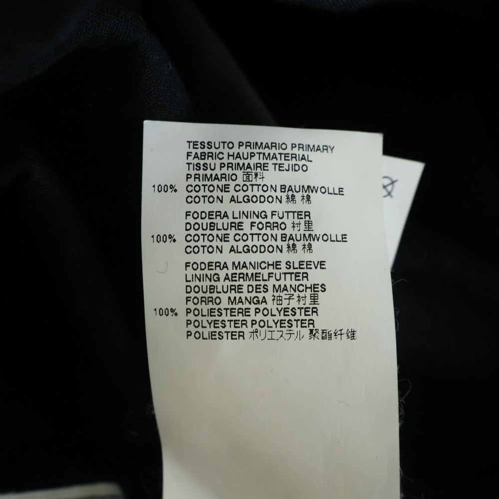 Maison Martin Margiela(メゾンマルタンマルジェラ) 15AW バーニーズニューヨーク 25周年 100着限定 ハの字 スタッズ デニムライダースジャケット インディゴ S30AM0331 S30458