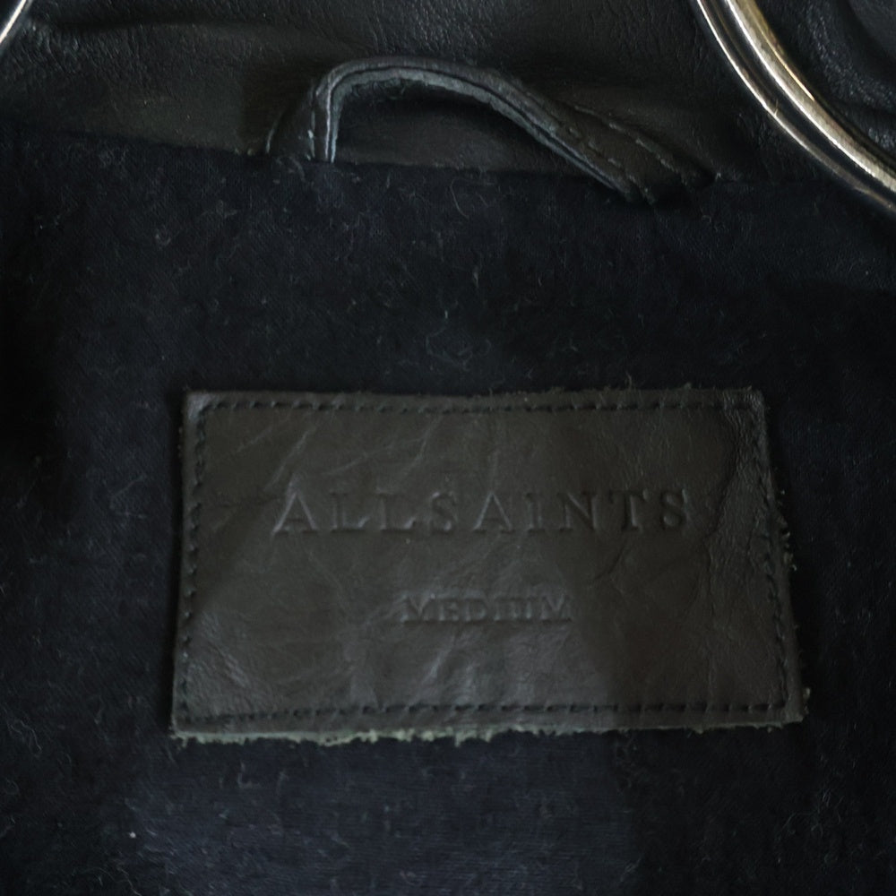 ALLSAINTS(オールセインツ) レザー ダブルライダースジャケット ブラック ML019A