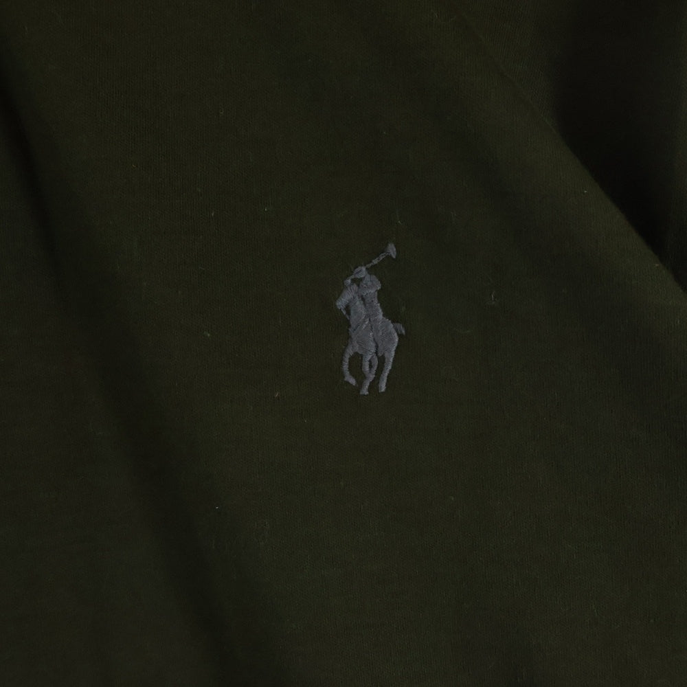 POLO RALPH LAUREN(ポロラルフローレン) ポニー刺繍 コットン 長袖 ポロシャツ カーキ