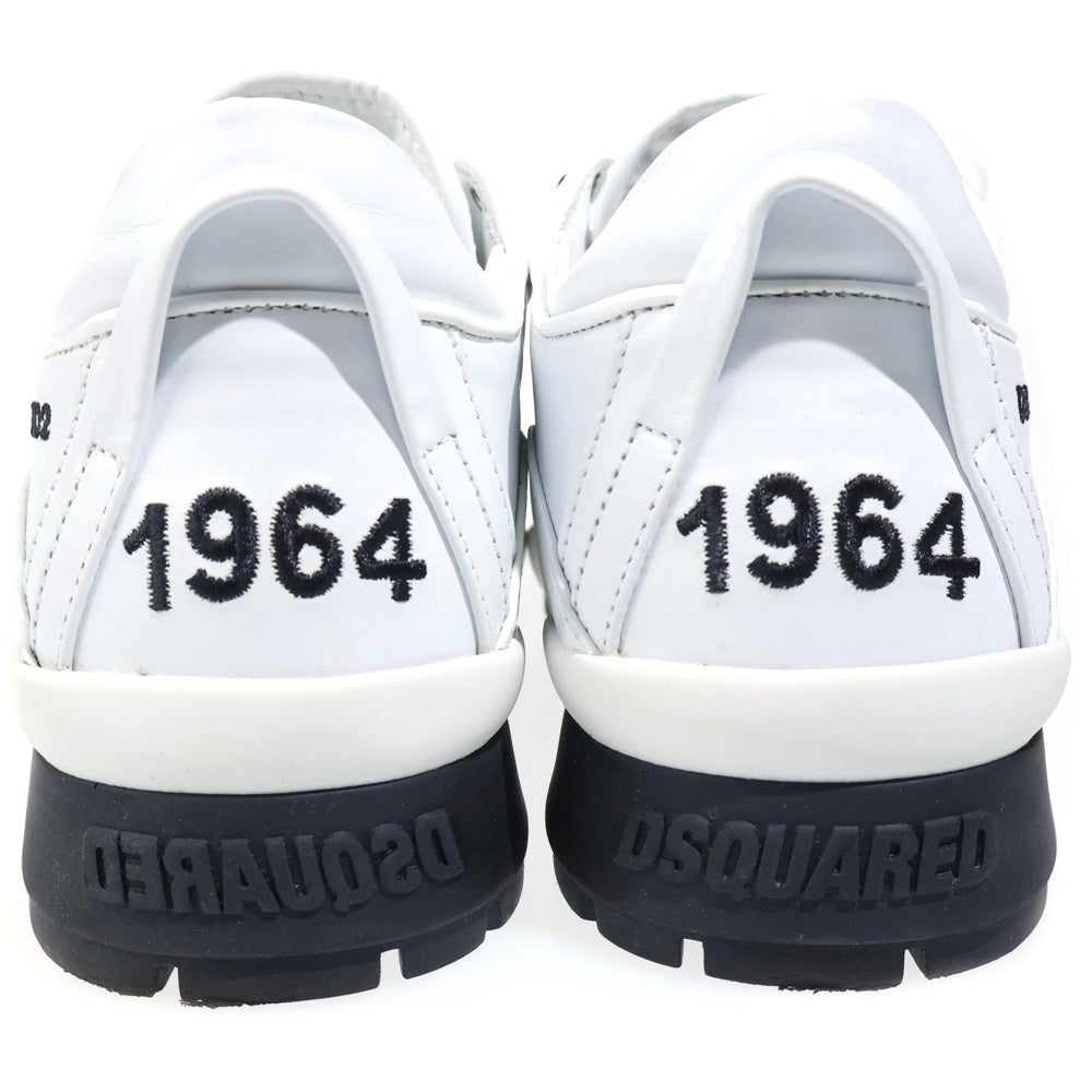DSQUARED2(ディースクエアード) 551 Lace-Up Low Top Sneakers レースアップ ローカットスニーカー ホワイト SNM0404 065B0001