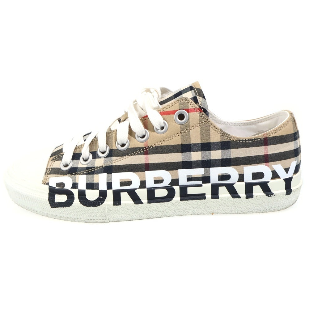 BURBERRY(バーバリー) ロゴプリント ノバチェック ローカット