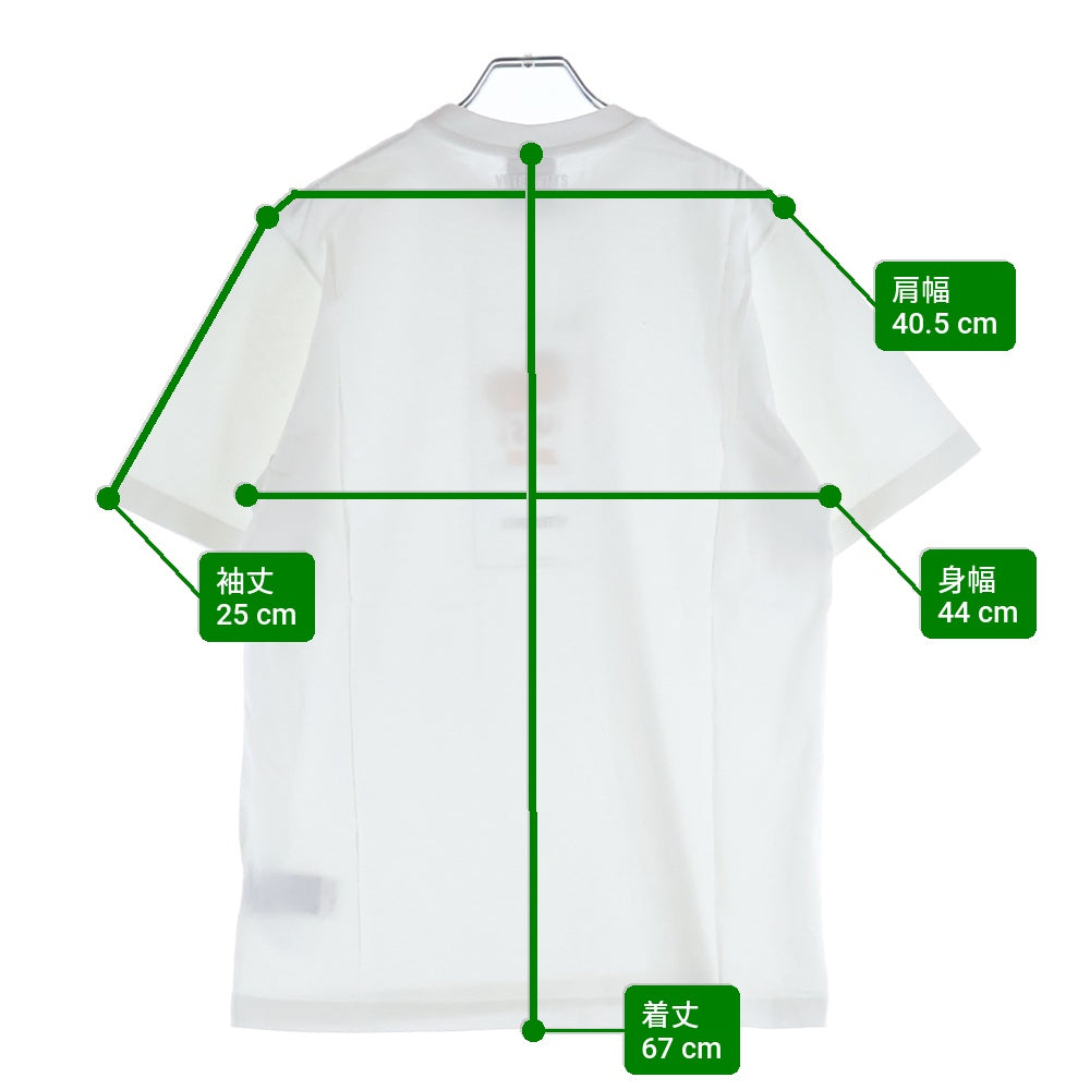 VETEMENTS(ヴェトモン) 20AW Love is US プリント クルーネック 半袖Tシャツ カットソー ホワイト UAH21TR686
