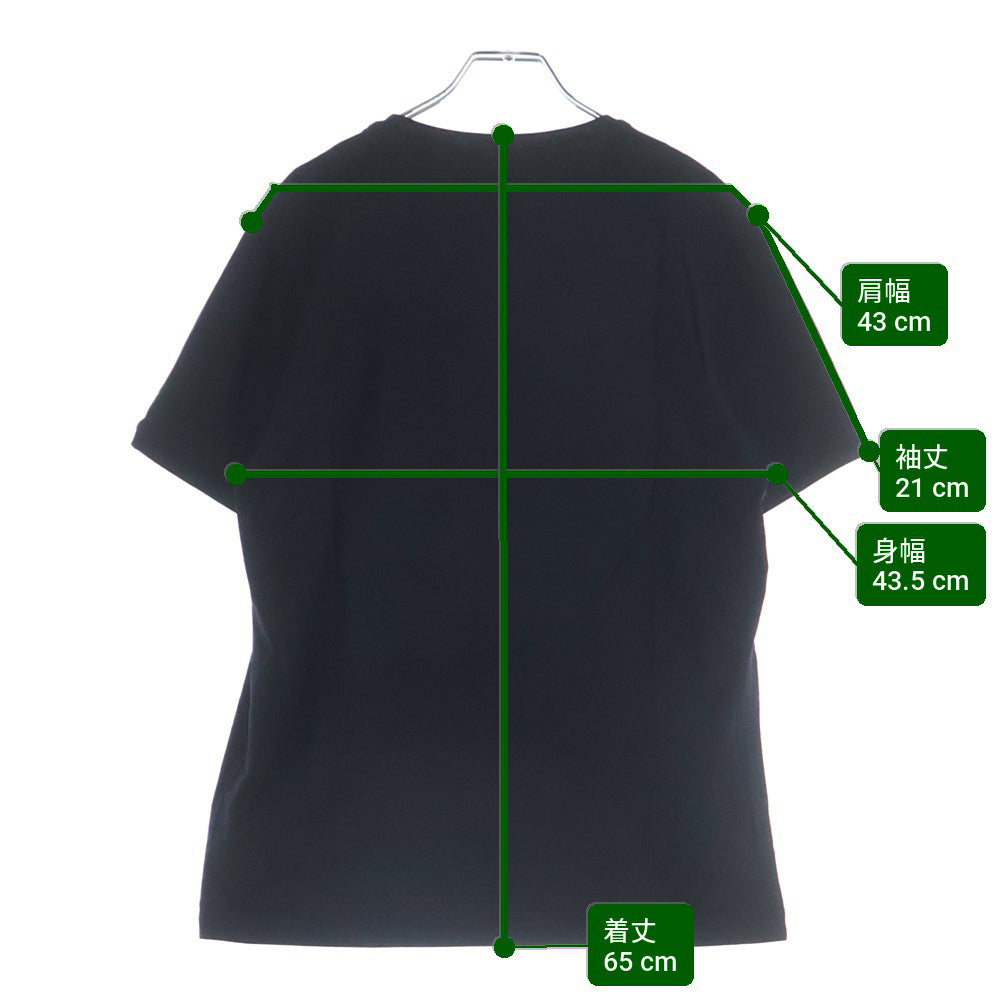 FENDI(フェンディ) バグズアイ モンスター クルーネック 半袖Tシャツ カットソー ブラック FY0894 ABR7