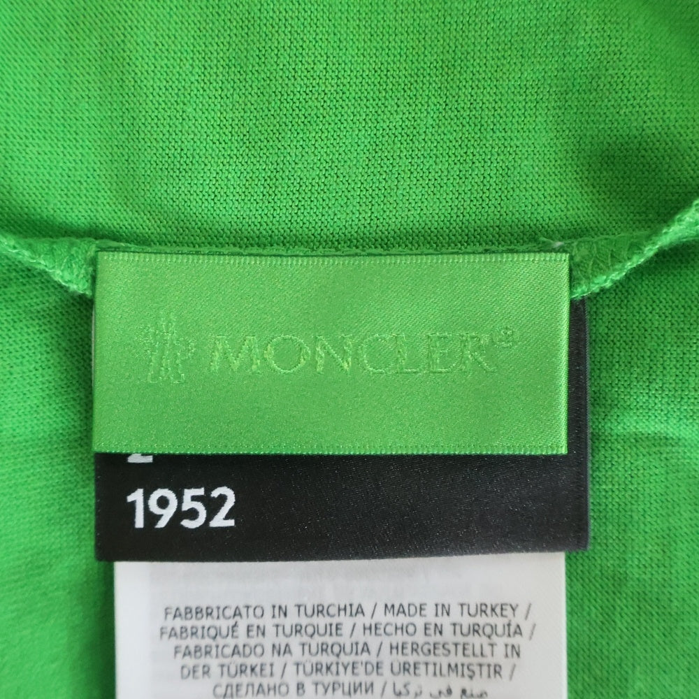 MONCLER(モンクレール) 21SS MAGLIA T-SHIRT ロゴワッペンクルーネック 半袖Tシャツ カットソー グリーン G20928C00005 829FB
