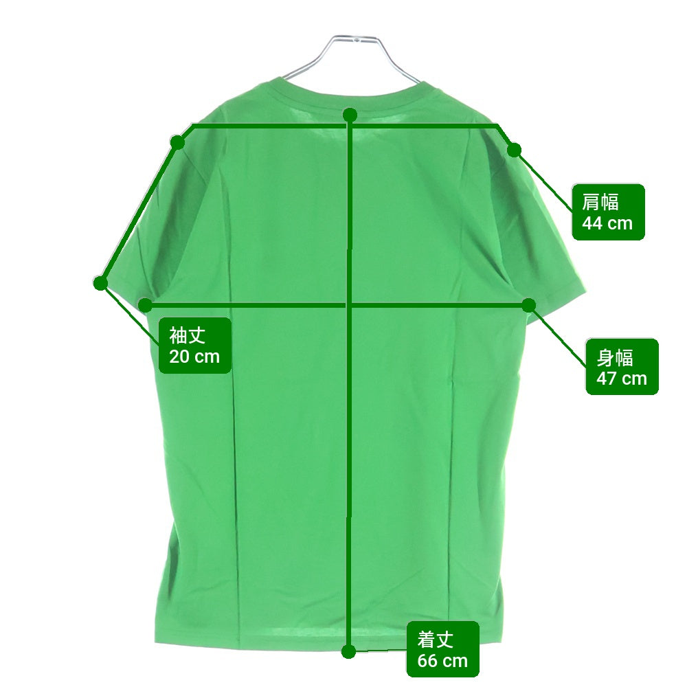 MONCLER(モンクレール) 21SS MAGLIA T-SHIRT ロゴワッペンクルーネック 半袖Tシャツ カットソー グリーン G20928C00005 829FB