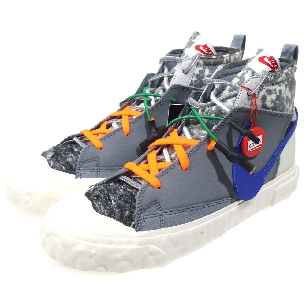 NIKE(ナイキ) ×READYMADE BLAZER MID LIMITED COLOUR MODEL レディメイド ブレーザー ミッド リミテッドカラーモデル ハイカットスニーカー グレー US9/27cm CZ3589-002