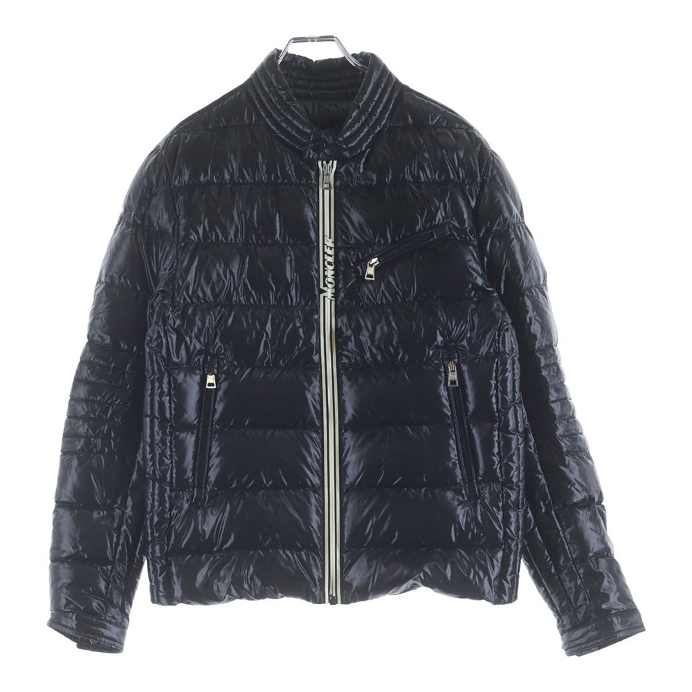 MONCLER(モンクレール) 20AW CAROUX GIUBBOTTO ロゴ ジップアップ ダウンジャケット ブラック F20911A58100 68950