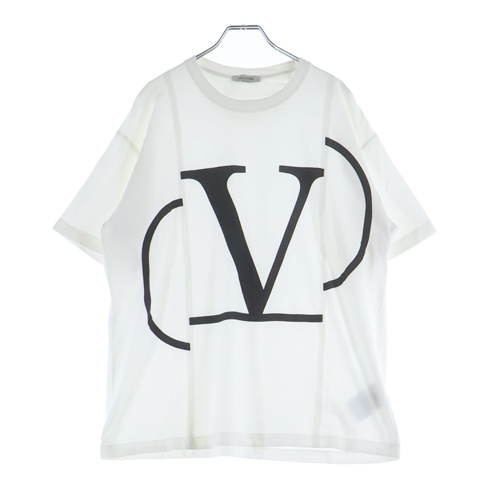 VALENTINO(ヴァレンティノ) 19SS VLOGO SIGNATURE TEE ロゴプリント クルーネック 半袖Tシャツ カットソー ホワイト RV0MG015LIA